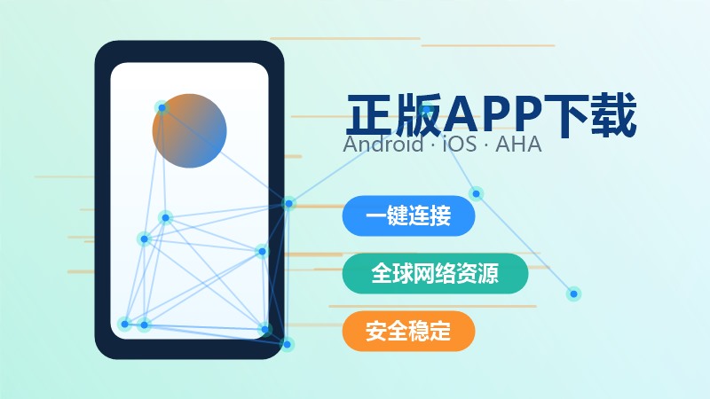啊哈加速器安卓 iOS 正版APP下载展示图